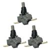 3pcs Gear Switch 10A/250V Push Button Switch AL-K2 Room Heater Electric Heater Switch 2pin Repair Accessories