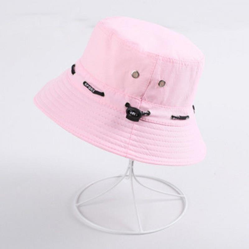 

Hat Sun Hat Bucket Hat All Year Round Can Wear Outdoor Tourist Mountaineering Sun Block and Dustproof Foldable Middle-Aged and Elderly Hat Cross Pink Default Size