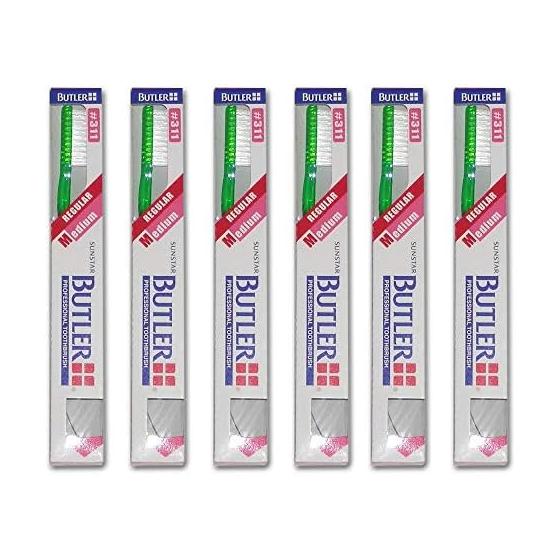 Butler Toothbrush 6 pieces #311 (Color is up to you) SUNSTAR BUTLER Toothbrush Dental exclusive product