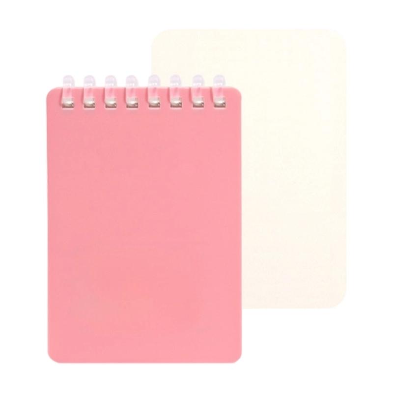 Pocket Size Notebook 128 Pages Soft Coil Binding Notebook Lined/Dotted/Gridded/Unruled for Daily Writing Note Taking