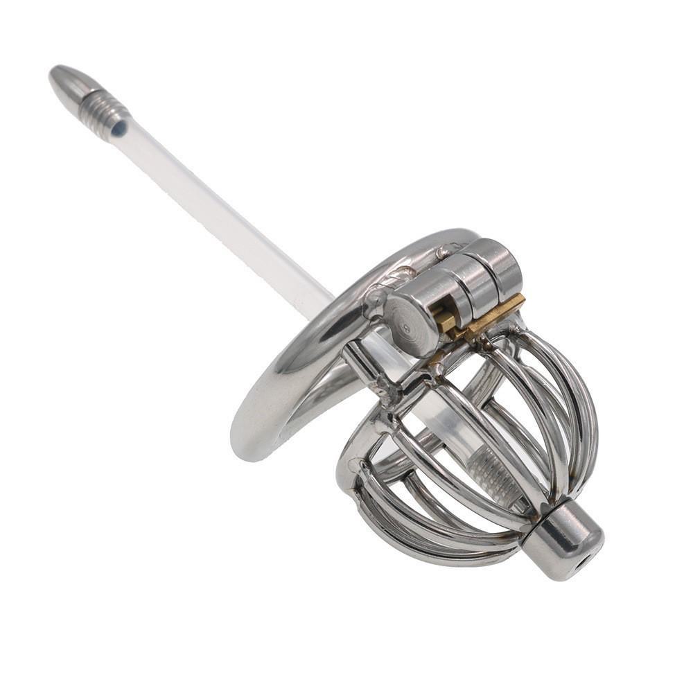 Chaqu Stainless Steel Ball-Shaped Chastity Device for Adults