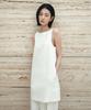 Siyajyu Sia8041 Classic Linen Mini Dress_Ivory