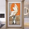 Abstract Feather Flower Vase Canvas Painting Posters and Prints Beautiful Wall Art Pictures for Modern Living Room Cuadros Decor