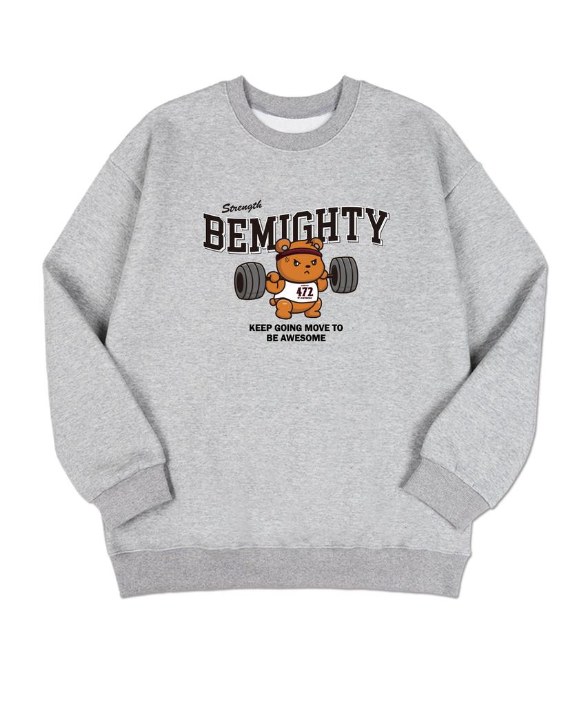 BEMIGHTY Barbell Bear Specialty Hat Training Setup [Melan Grey]