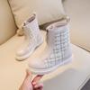Zipper Children's Short Boots Autumn Children's Shoes Korean Fashion Leather Girls Single Boots British Style