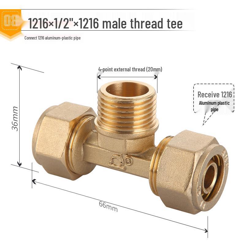 Solar-Warmwasserbereiter Aluminium-Kunststoff-Rohrverschraubungen mit Kupferverbindungen und Gewinde-Winkel-, T-Stück- und Geradverbindern