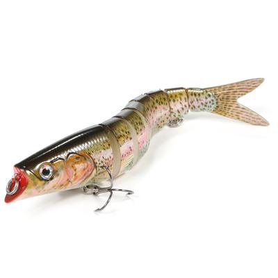 TARUOR 140mm appâts coulants multi-articulés appâts de pêche réalistes à 8 segments appâts durs