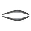 Front Headlight Eyebrows Lamp Eyelids Trim Cover For INFINITI Q50 2014- 2018