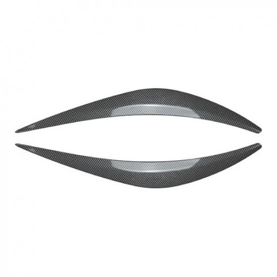 Front Headlight Eyebrows Lamp Eyelids Trim Cover For INFINITI Q50 2014- 2018