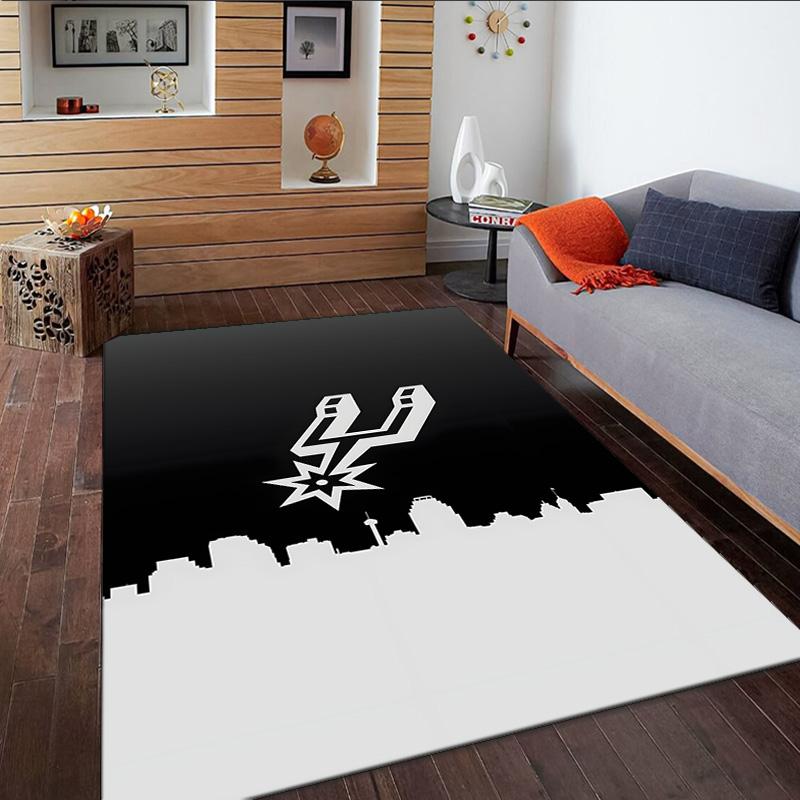 San Antonio Logo  Carpet, Kitchen Rugs, Yoga Mat, Non-Slip Mats, Rug for Bathroom, Living Room Bedroom, Camping Rugs Christmas Gift