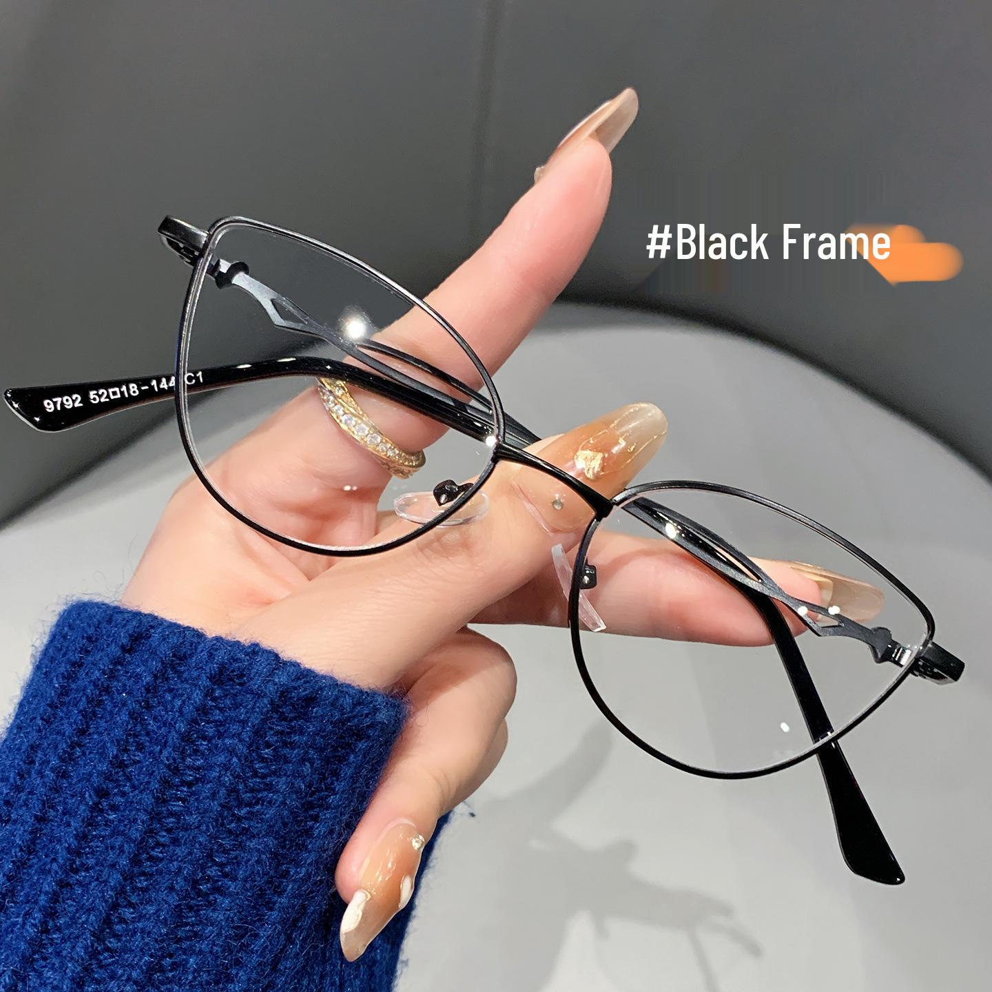 

Модные Очки «Кошачий Глаз» с Защитой от Синего Света для Дальнозоркости для Женщин - Стильные HD Очки для Чтения для Среднего и Пожилого Возраста 0°