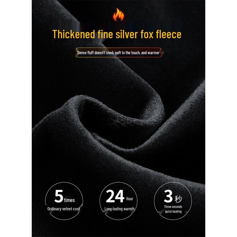 NASA NOAH Men's Solid Color Fleece Lined Crewneck Sweatshirt