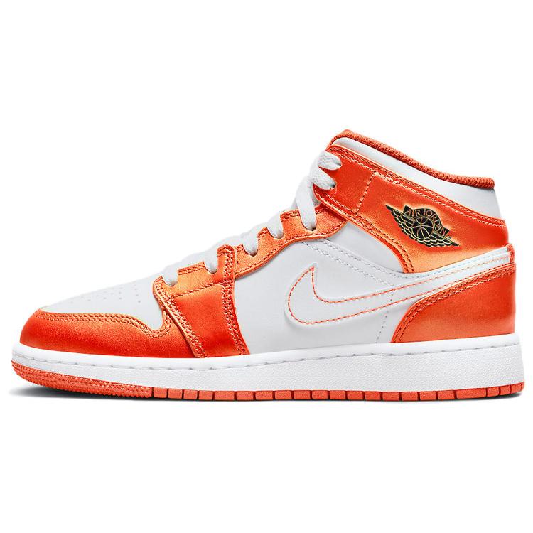 New Jordan 1 Mid Metallic Orange GS DM4228-800