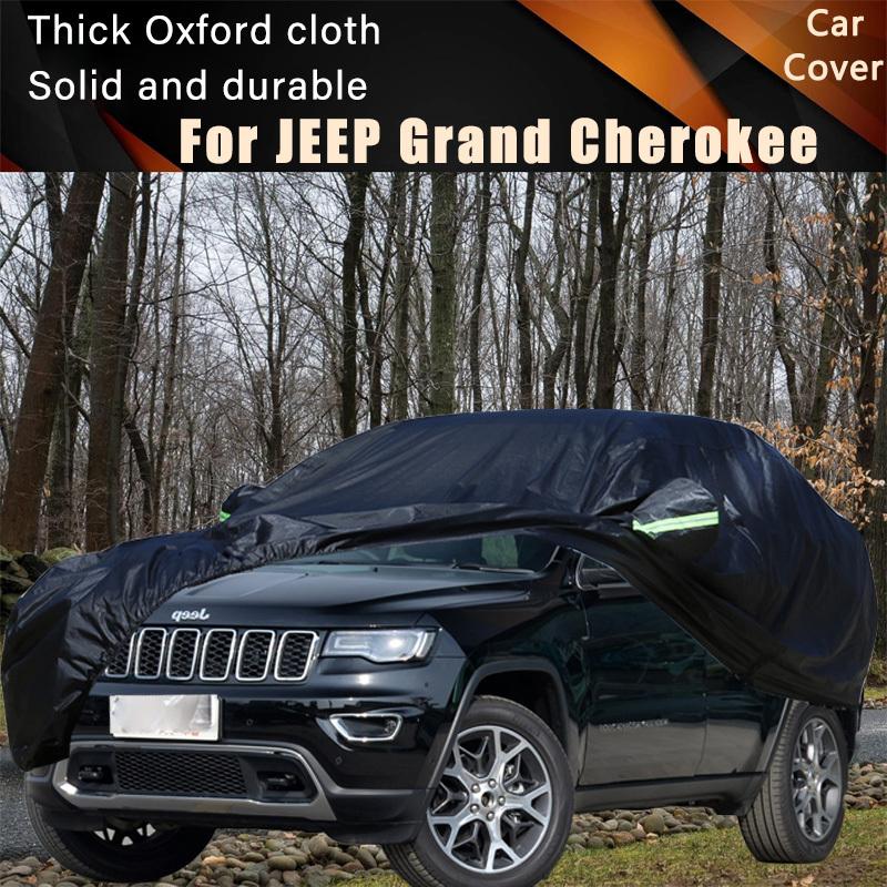 For JEEP Grand Cherokee Car Full Outer Covers Outdoor Waterproof Dustproof Sun Rain Snow Protection Exterior Car Accessories