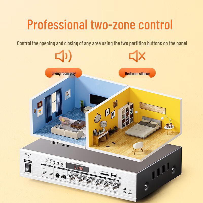 Aigo X131 5.5-inch Bluetooth Ceiling Speaker System CN Plug (adapter Included)