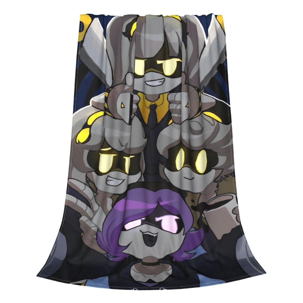 Murder Drones N and Uzi Fleece Throw Blanket  Blanket for Home Travel Warm Bedroom Quilt
