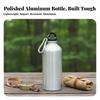 Aluminum Water Bottle with Carabiner Spill-Resistant for Hiking, Hikers