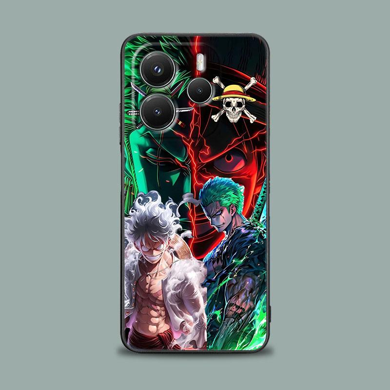 Soft Case For Xiaomi Redmi Note 15 14 13 12 11 10 Pro Plus For Redmi 15C 15 14C 13C 12C Phone Cover Luffy Zoro Anime One Pieces