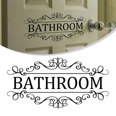 Lanel Aufkleber für Badezimmer Toilette für Kindergärten Zuhause
