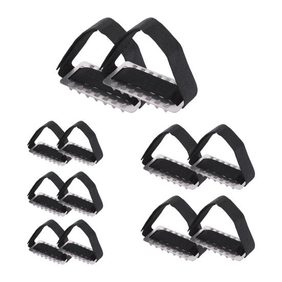 2/4/6 tk Jäänaelad Kingad Kassid 26 terasest naastuga Reguleeritav nupp Talvine välijalutamine Jää Lumi Veojõu Gripid Libisemiskindlad Kingad Saapad Naastud