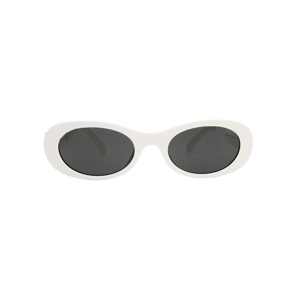 Miu Miu Logo Cat Eye Sunglasses Women sunglasses White 0MU06ZS1425S0