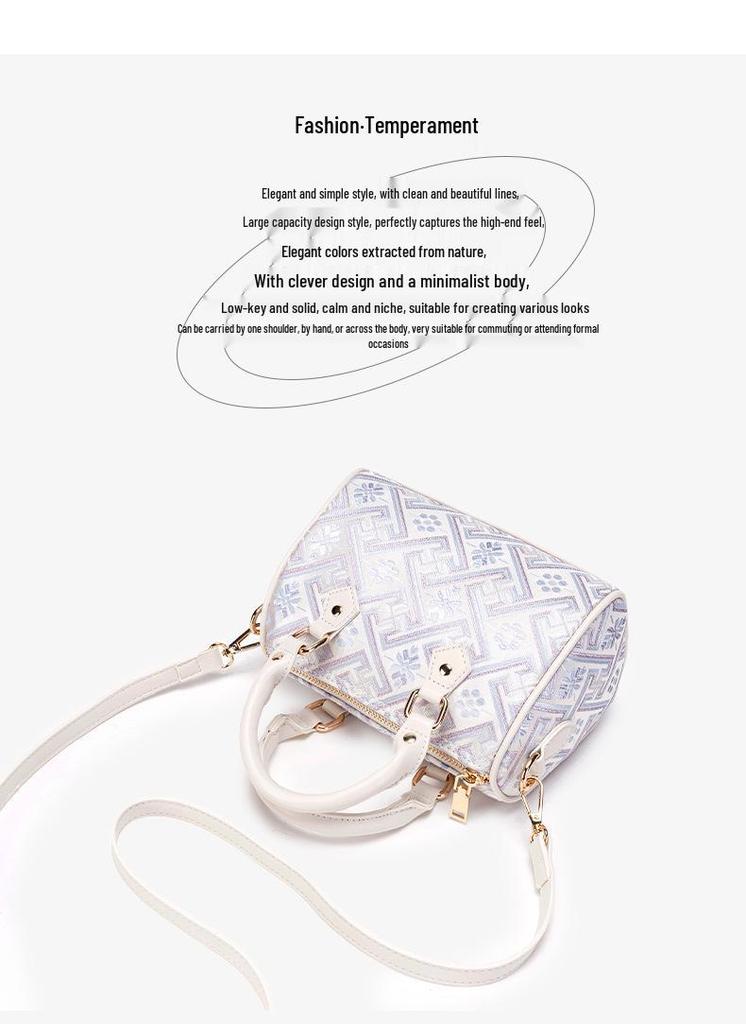 Guangxi Zhuang Brocade Heritage Women's Crossbody Bag 2026 - Versatile Chinese-Style Shoulder Bag for Ladies