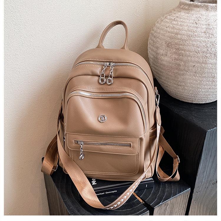 Summer New Women's Large-capacity Backpack Trendy Travel Shoulder Backpack Large-capacity Backpack