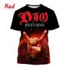 Fashion Men Clothing New Dio Band 3D Print T-shirt Personalized Hip-hop Rock Style Harajuku Street Unisex Oversized T Shirt Tops