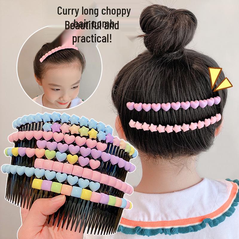 

Kids Hair Comb & Clip Set: Hair Styling and Bangs Organizer