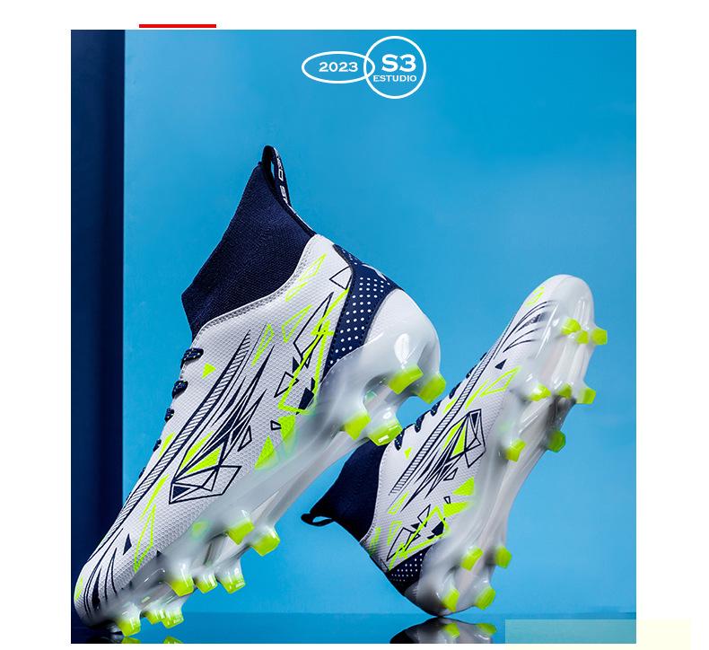 Cross-Border Assassin Youth High-Top AG Soccer Shoes for Professional Training & Competition