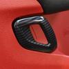 Car Inner Door Handle Cover Trim Decor for Dodge Challenger 2011-21 Carbon Fiber
