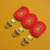 Lucky Wealth Turtle Amulet Fengshui Lucky Turtle Wallet Charm Money-Biting Turtle Ornaments Decor Auspicious Turtle Statue