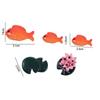 Accessories Lotus Flower,Leaf Resin Crafts Pond Scene Miniature Fish Tank Decor Goldfish Figurine