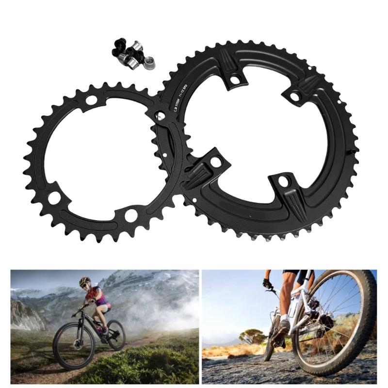 Durability Double Chainring Crankset Professional Road Cycling Cranksets for Professional Road Cycling