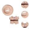 Doll Outfit 17cm Costumes Dress up Accessories Comfortable Photo Props Fashion Khaki Jumpsuit