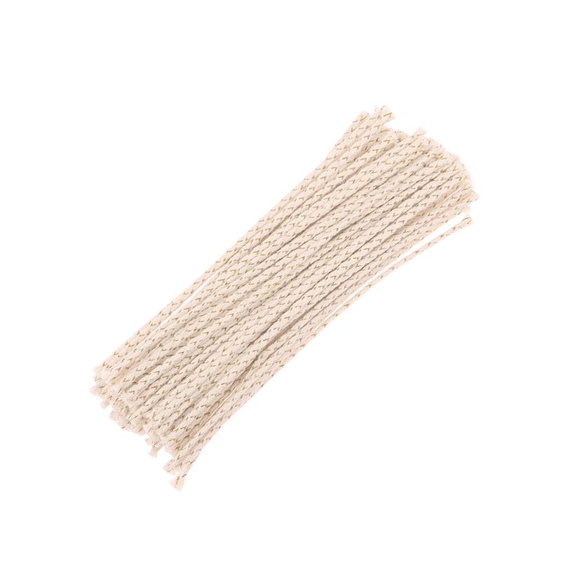50Pcs Copper Wire Cotton Core Wicks Kerosene Oil Accessories Universal Replacement For Petrol Lighter