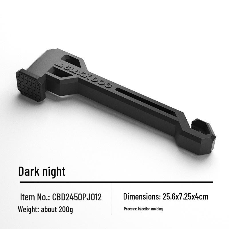 BLACKDOG Multi-Functional Outdoor Hammer: Camping Tent Tarp Stakes & Survival Tool