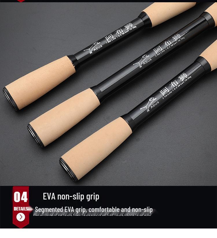 Cross-Wood Telescopic Metal Reel Bass Rod - Ultra Short, Lightweight, Popular In Europe & America