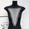 1Pcs Lace Tassel Sequin Patch DIY Sewing Applique Wedding Dress Back Decoration Stage Performance Clothing Coat Accessories