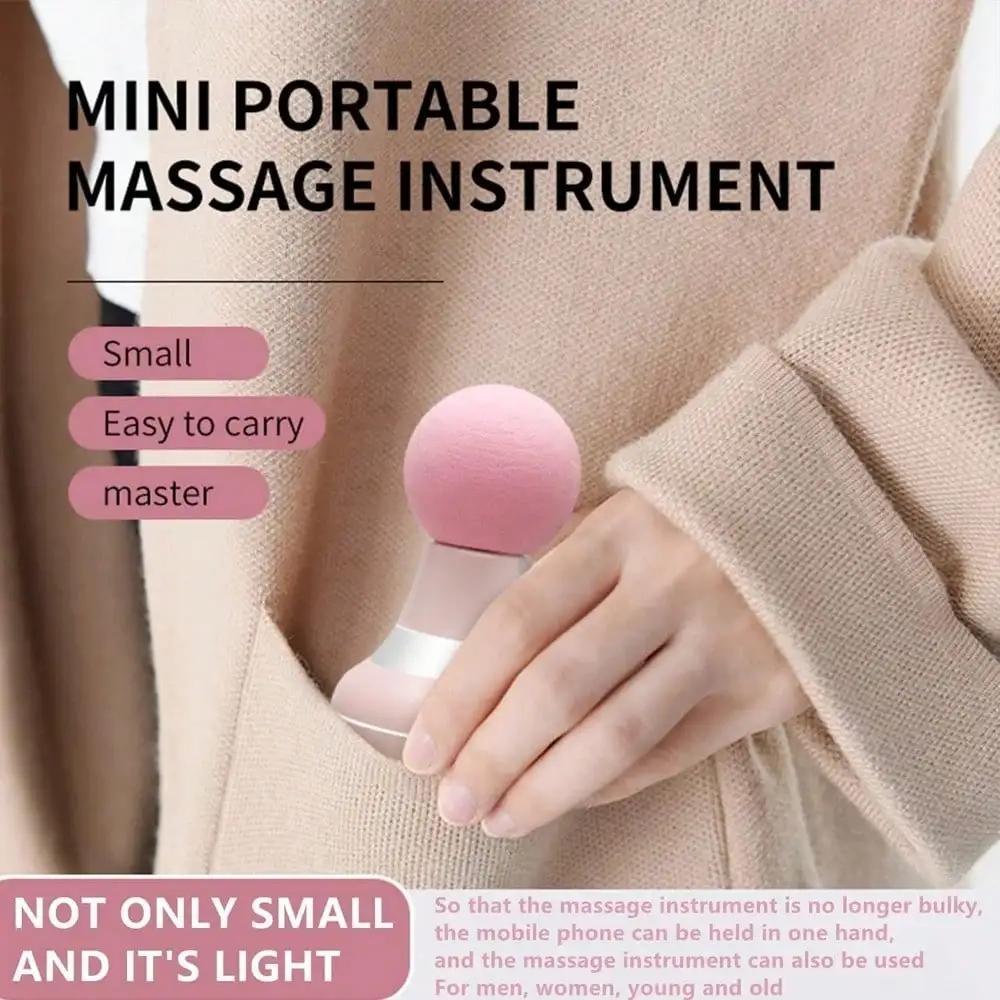 Mini Smart Rechargeable Muscle Massage Gun, Full Body Relaxation And Recovery Device, Portable Fascia Release Massager