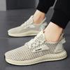 Hollow men's shoes summer casual trend single shoes men's breathable sports shoes men's mesh shoes student