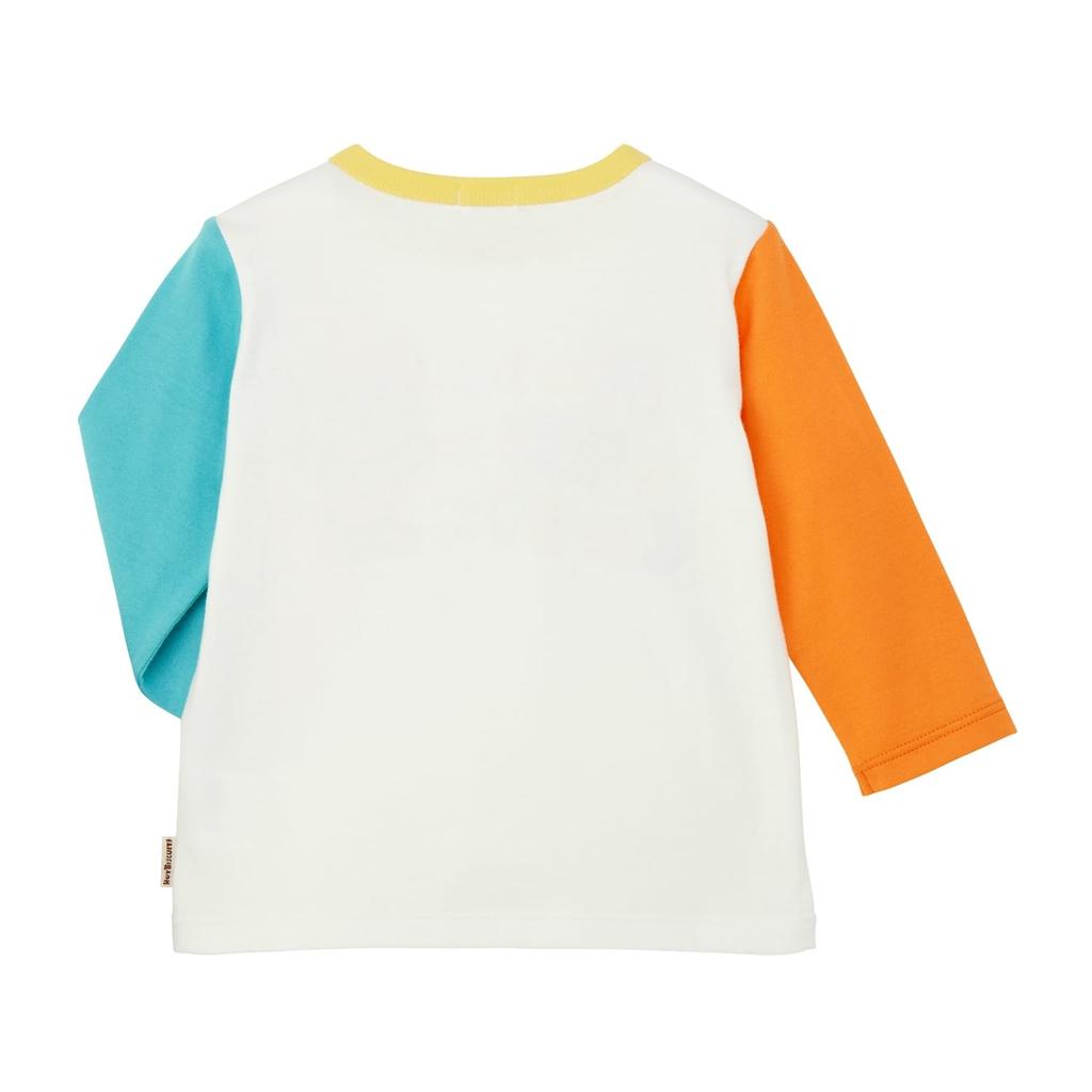MIKI HOUSE HOT BISCUITS Long Sleeve Boys and T-Shirt, Girls, Baby, Kids, Multicolor, 110cm, 73-5201-147