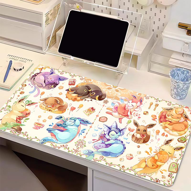 Mouse Pad Pokemon Gamers Computer Extended Game Mousepad Esports Players Laptop Desk Mouse Mat Gaming Keyboard Durable Carpet