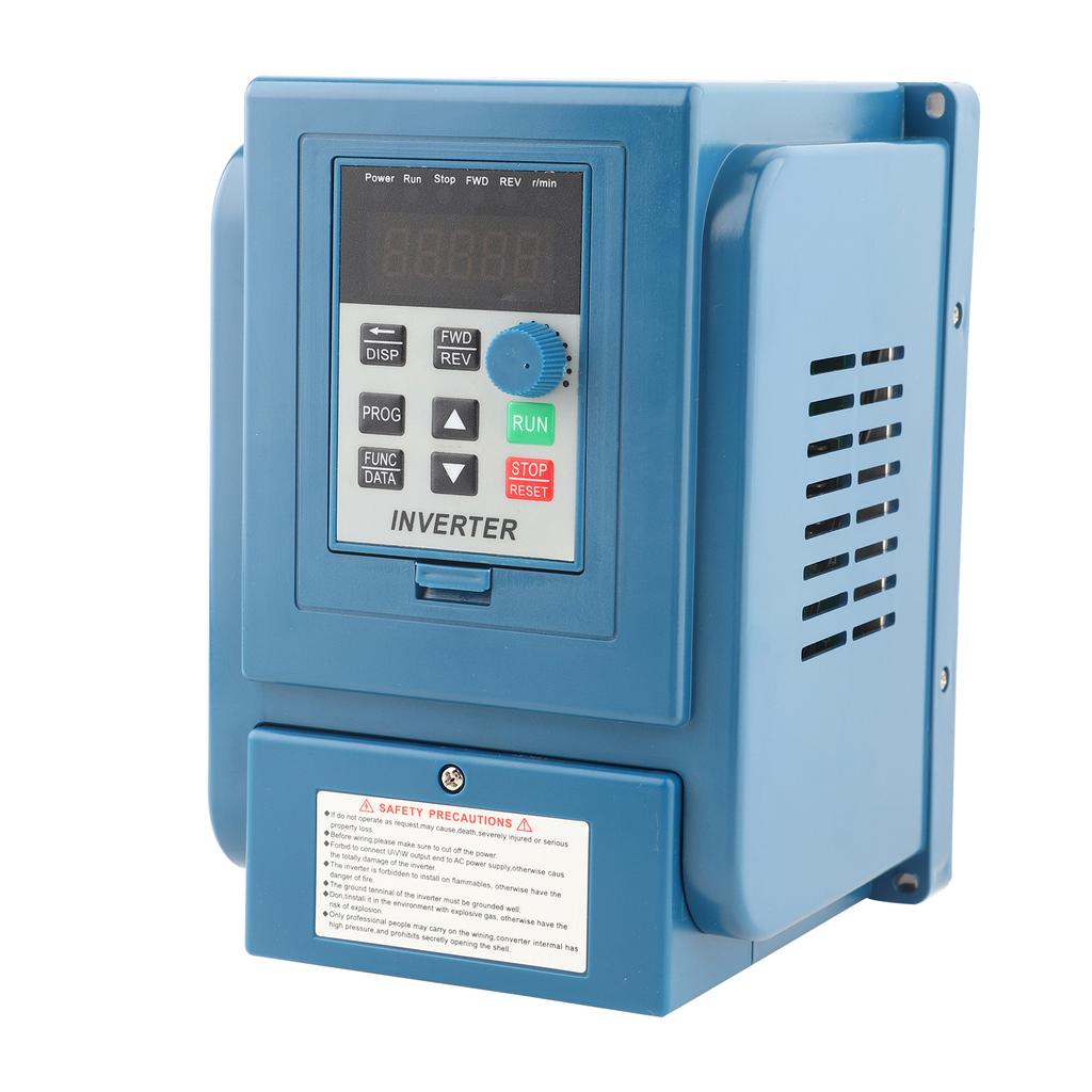 1pc 380VAC 3A Variable Frequency Drive VFD Speed Controller for 3phase 0.75kW AC Motor