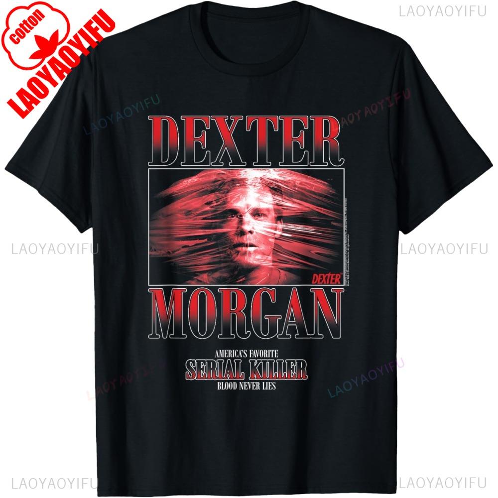 

Dexter Graphic Printed Adult TShirt Cotton Short Sleeve Casual Fashion Loose Man Tshirt Harajuku Y2k Hip Hop Women T Shirt L