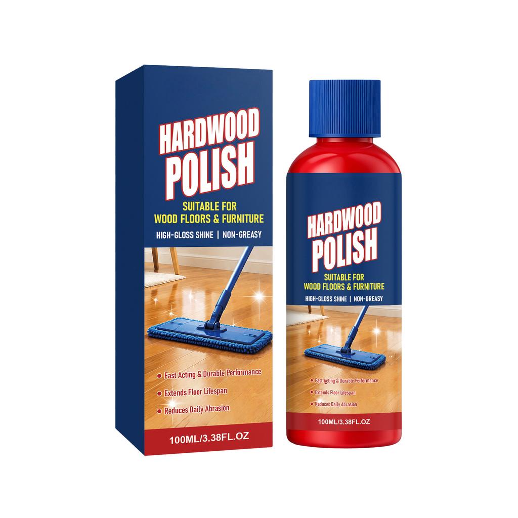 Leštidlo na dřevěné podlahy 100 ml Obnovuje a udržuje dřevěné povrchy Vhodné pro dřevěné podlahy a nábytek Vysoký lesk Nemastné složení