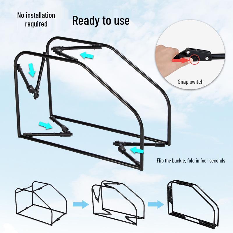 Fashionable Two-Way Foldable Pet Stroller & Carrier for Cats and Dogs, Detachable