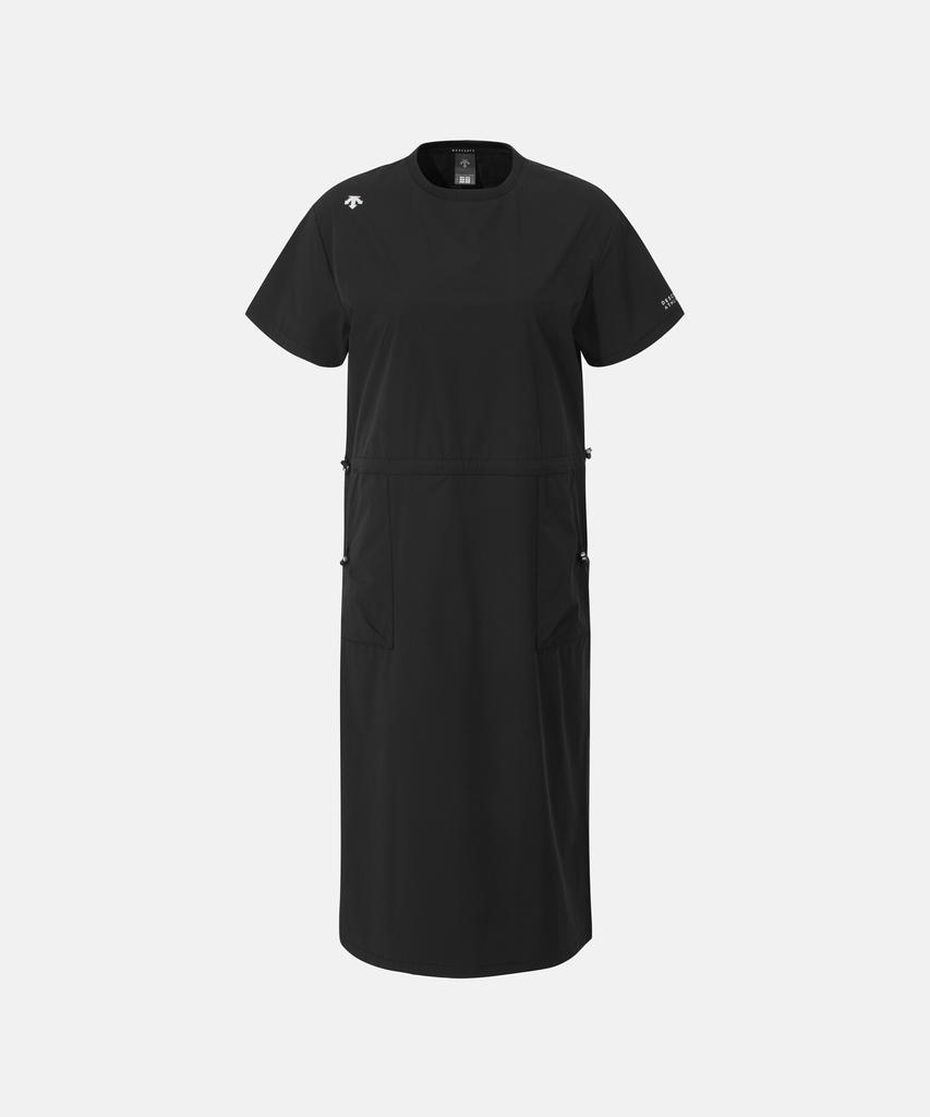 DESCENTE Women'S Cooling Woven Dress Black Sr122Pop31