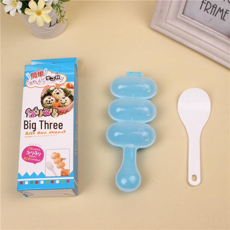 Douyin-Style Rice Ball Shaker Mold: 3-Piece TIY Baby Food Supplement Tool
