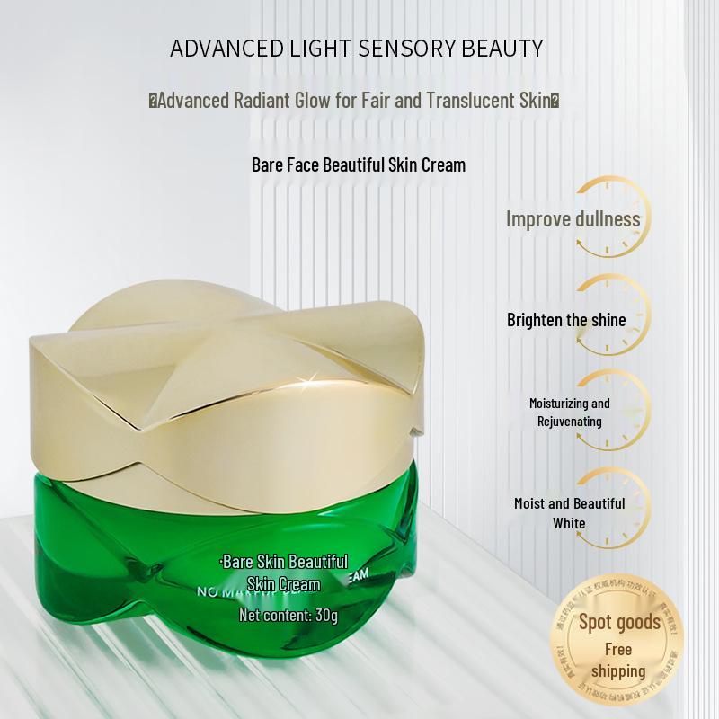 Moonlight White Brightening Cream: Fade Acne Scars, Spot Correct, and Dissolve Pigmentation for a Radiant, Bare-Faced Glow.